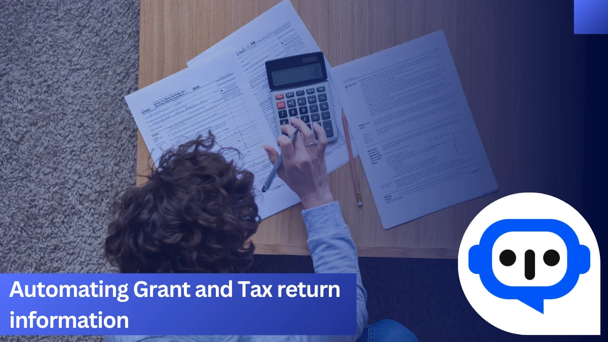 Automating Grant and Tax return information